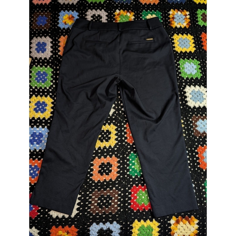 Michael Kors Navy Blue Stretch Pants Size 16W 36x26 Business Career Casual - Picture 5 of 8